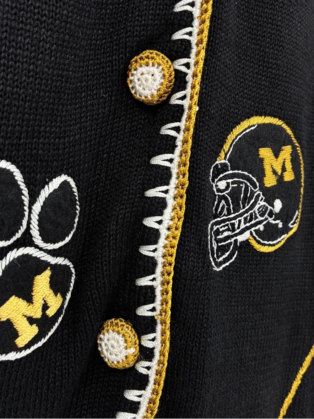 Missouri Tigers MU Vintage Womens Castles Sport Sweater Vest Embroidered Large - Picture 6 of 10